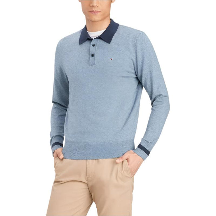Long Sleeve Polo Sweater