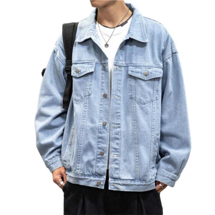 Motorcycle Basic Streetwear Denim Jacket