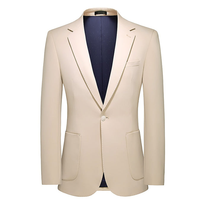 Men's Casual Single Button Slim Fit Suit