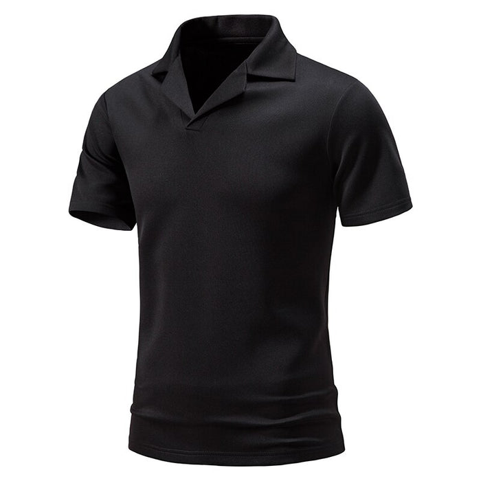 Men's Turn Down Collar Polo Shirt