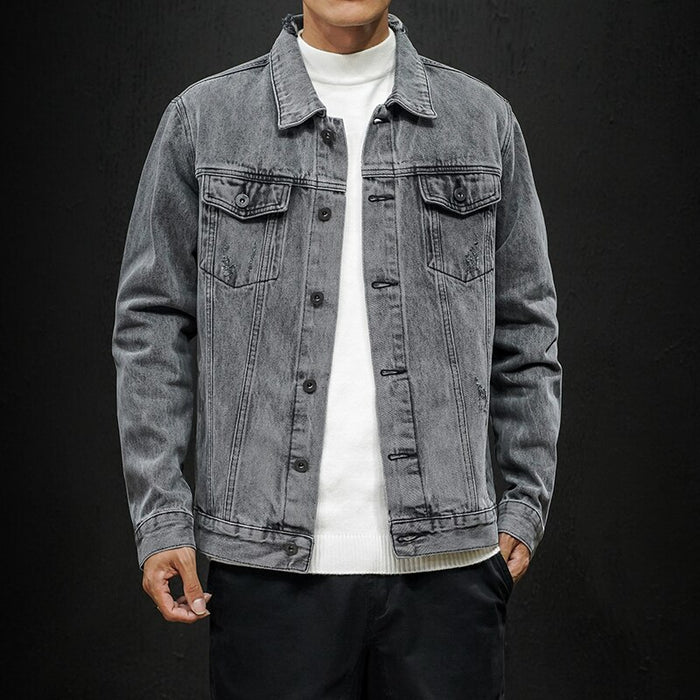 Men's Casual Retro Denim Jacket
