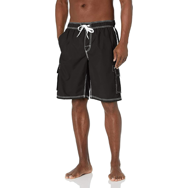 Vibrant Cargo Swim Shorts