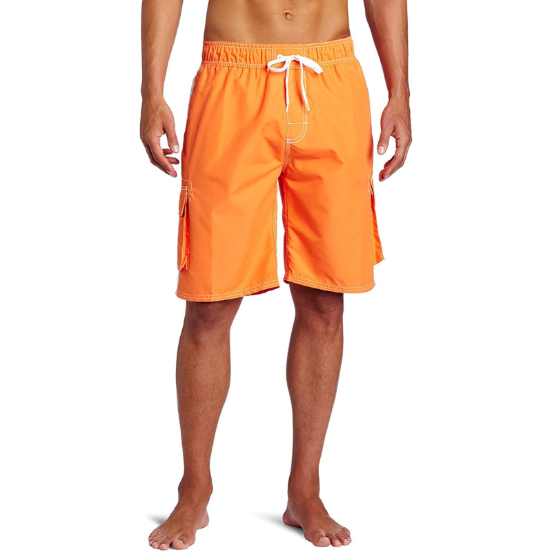 Vibrant Cargo Swim Shorts