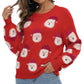 Christmas Holiday Themed Knitted Sweater