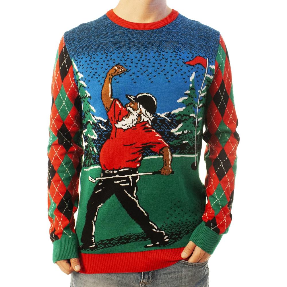 Whimsical Festive Knitted Anime Inspired Holiday Sweater