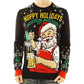 Whimsical Festive Knitted Anime Inspired Holiday Sweater