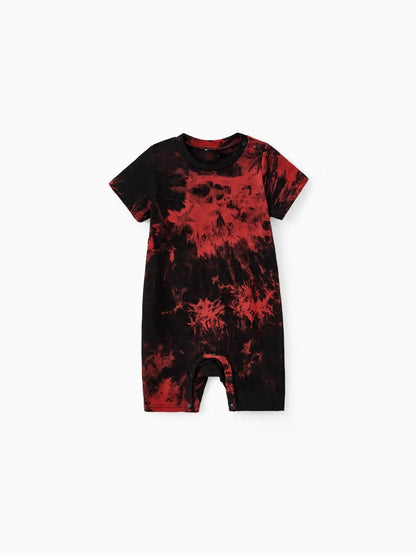 Family Match Tie Dye Casual Outfits Set