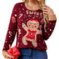 Holiday Party Themed Knitted Sweater