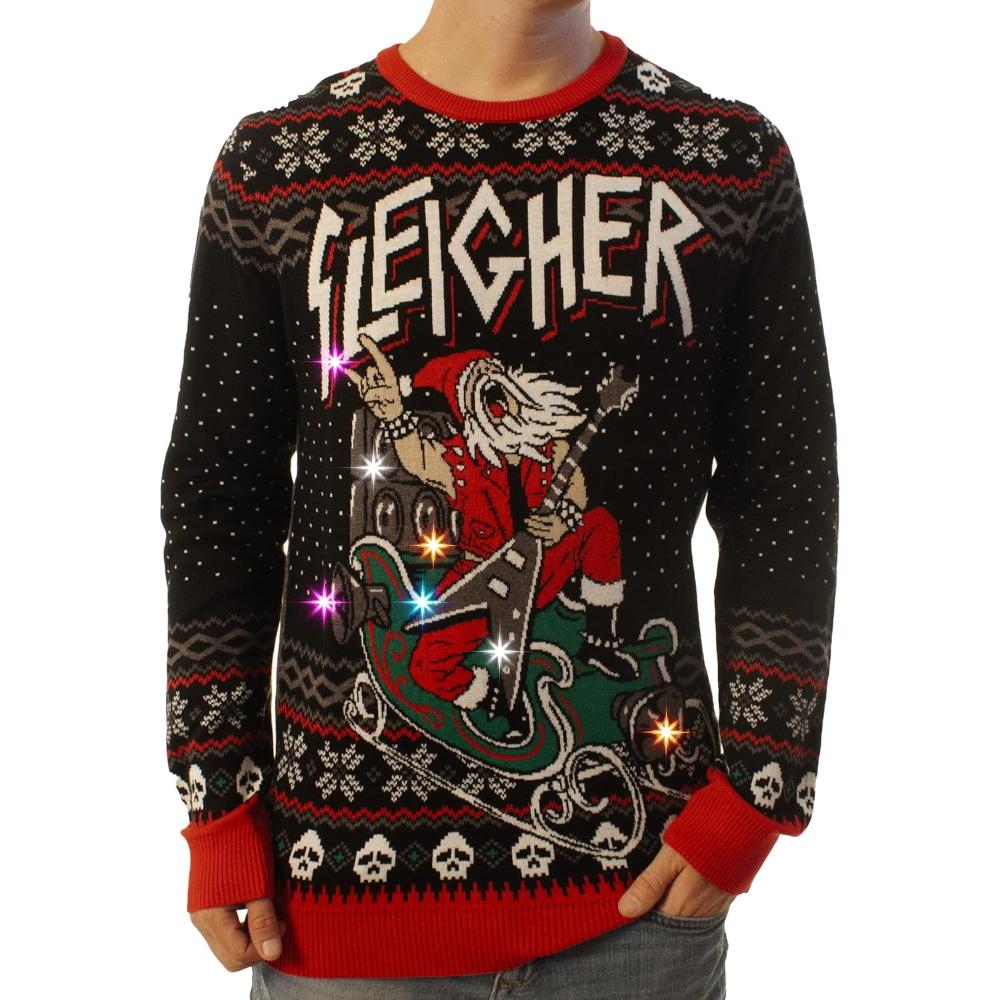 Whimsical Festive Knitted Anime Inspired Holiday Sweater