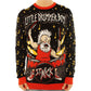 Whimsical Festive Knitted Anime Inspired Holiday Sweater