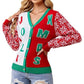 Festive Knitted Sweater For Holiday Parties