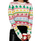 Festive Knitted Sweater For Holiday Parties