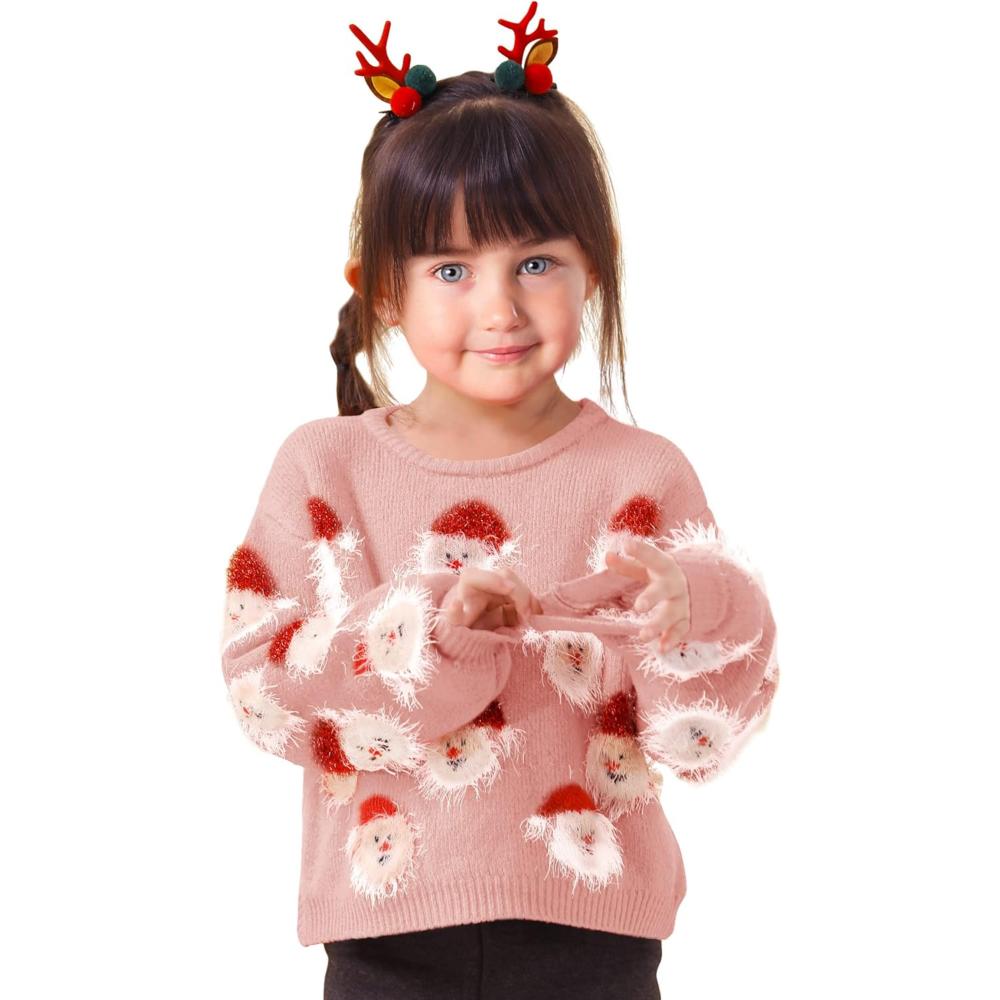 Festive Santa Knit Holiday Sweater