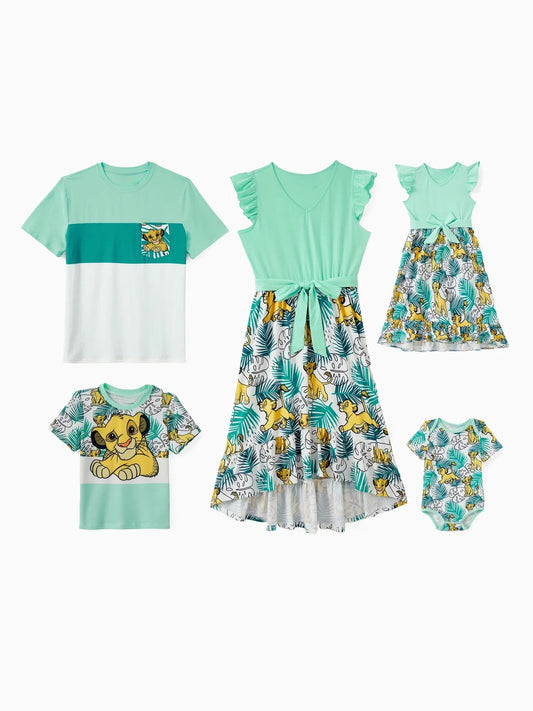 Lion King Printed Family Matching Outfit Sets