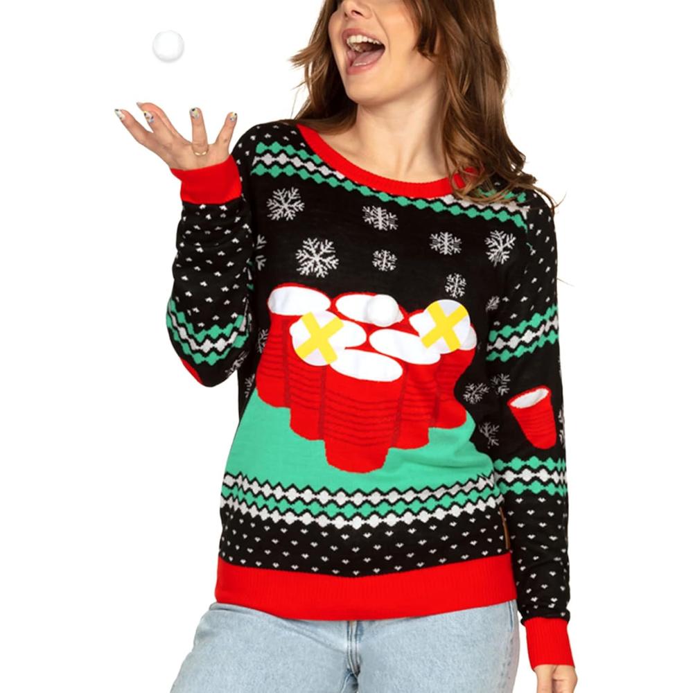 Charming Christmas Sweaters With Festive Decorations