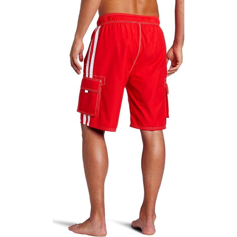 Vibrant Cargo Swim Shorts