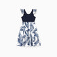 Family Coordinated Sleeveless Floral Outfits With Adjustable Straps