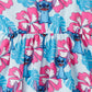 Aloha Family Matching Ensemble Hawaiian Floral And Character Print Set