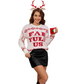 Festive Knitted Sweater For Holiday Parties