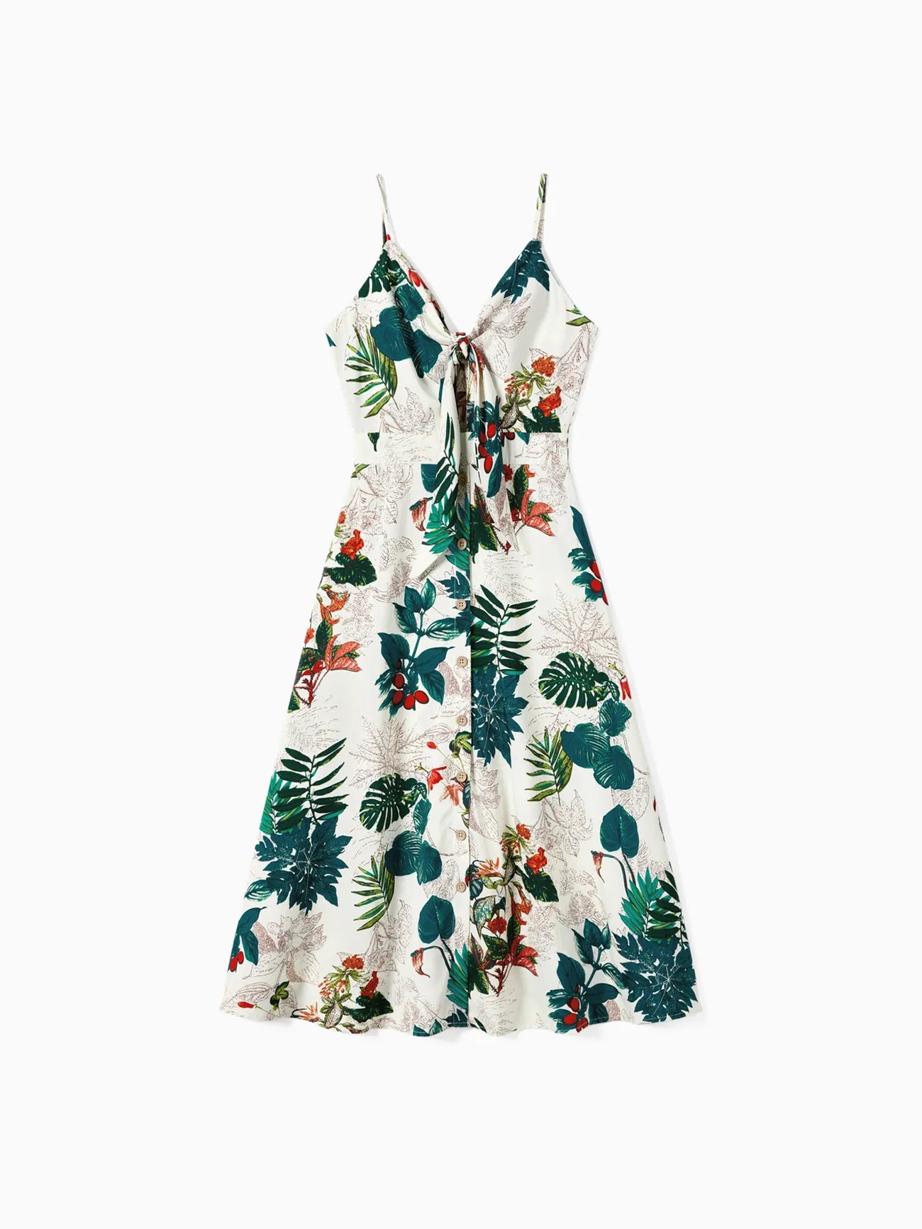 Coordinated Family Floral Outfits with Adjustable Straps