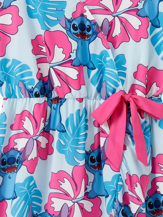 Aloha Family Matching Ensemble Hawaiian Floral And Character Print Set
