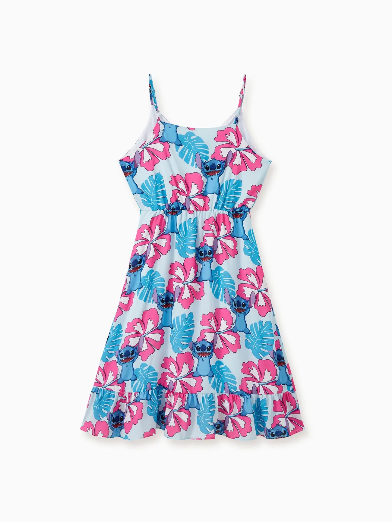 Aloha Family Matching Ensemble Hawaiian Floral And Character Print Set