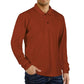 Casual Long Sleeve Polo Sweater Ribbed Knit