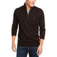 Solid Colored Long Sleeves Pullover With Zipper Closure