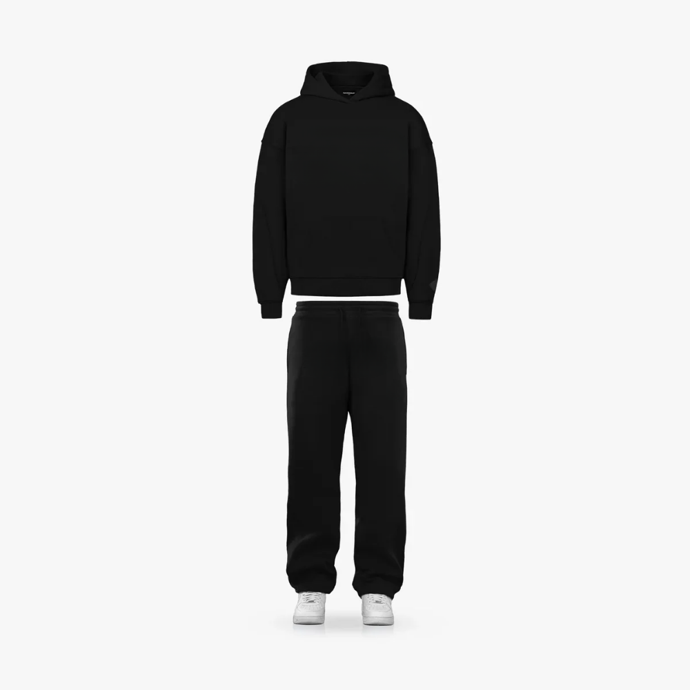 Modern Design Hooded Sweatshirt And Pants Set