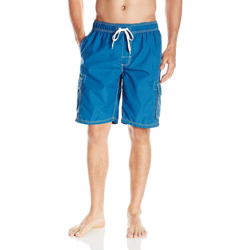 Vibrant Cargo Swim Shorts