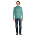 Super T Cotton Blend Mock Turtleneck