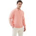 Kallspin Cotton Knit Polo Sweater Classic Casual Long Sleeve
