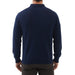 Kallspin Cotton Knit Polo Sweater Classic Casual Long Sleeve