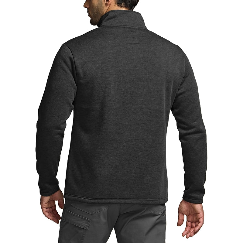 Cqr Thermal Fleece Quarter Zip Sweater Outdoor Lightweight Pullover