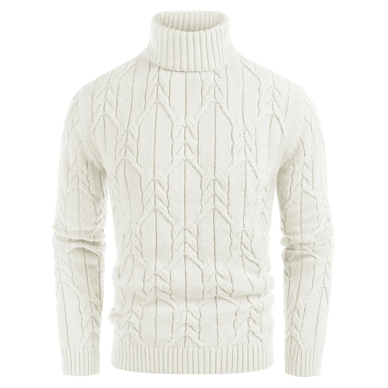 Solid Color Twisted Design Knit Pullover