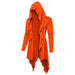 Long Hooded Cardigan Drape Cape Overcoat With Pockets