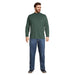 Super T Cotton Blend Mock Turtleneck