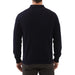 Kallspin Cotton Knit Polo Sweater Classic Casual Long Sleeve