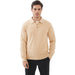 Kallspin Cotton Knit Polo Sweater Classic Casual Long Sleeve