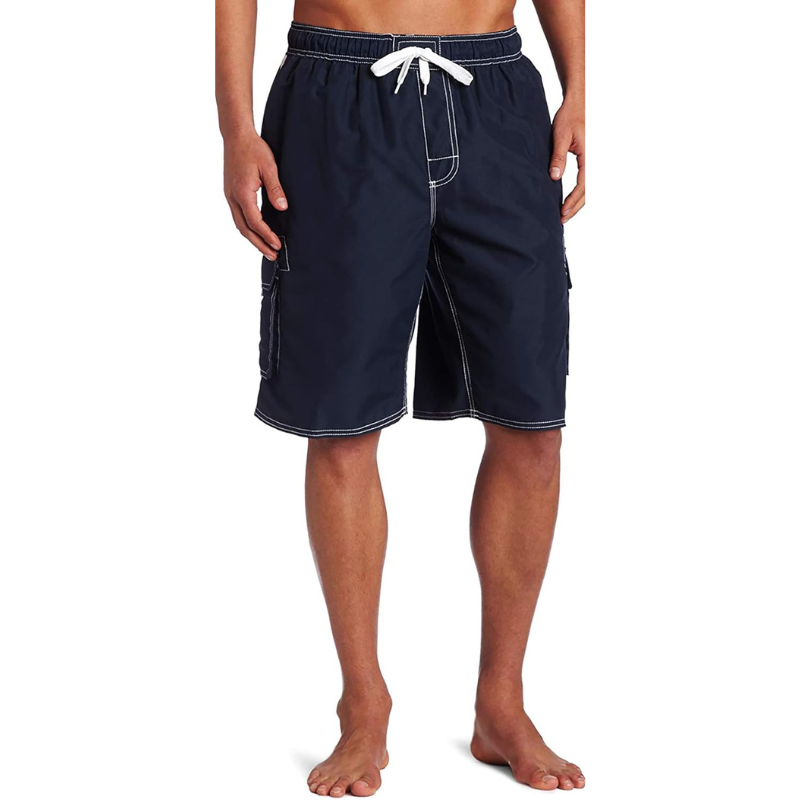 Vibrant Cargo Swim Shorts