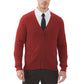 Kallspin Cardigan Sweater Wool Blend Cable Knit V Neck Buttons