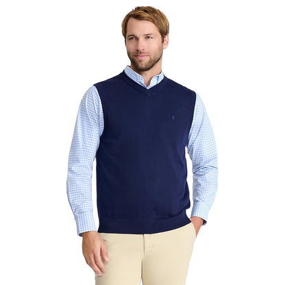 Fine Gauge V Neck Sweater Vest