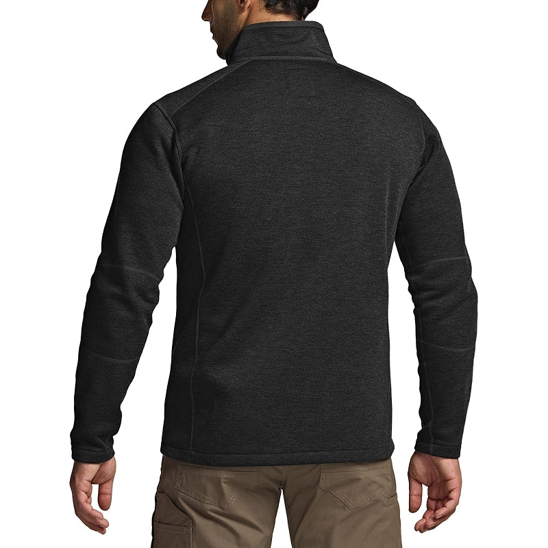 Cqr Thermal Fleece Quarter Zip Sweater Outdoor Lightweight Pullover