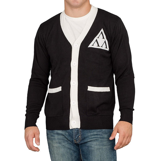 Revenge Of The Nerds Tri Lambda Black And White Costume Cardigan Sweater