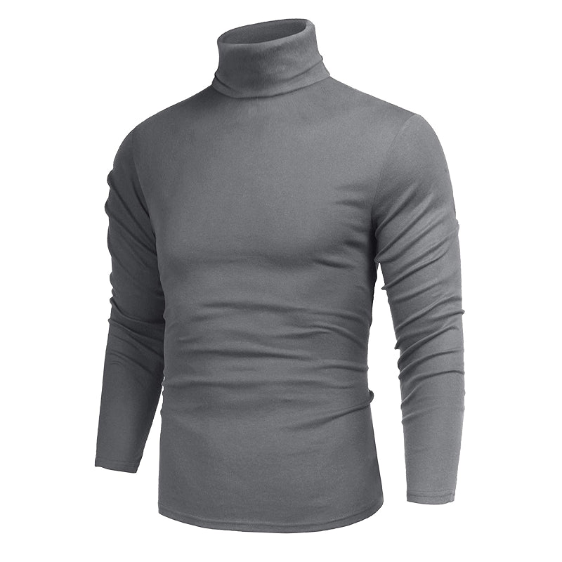 Casual Slim Fit Basic Tops Knitted Lightweight Turtleneck Sweater