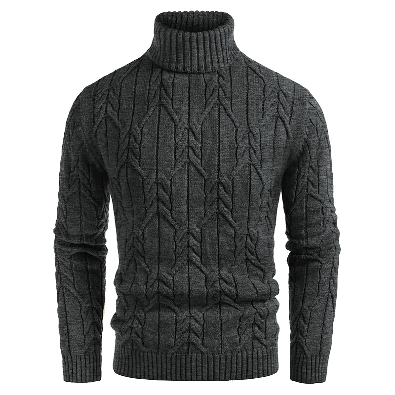 Solid Color Twisted Design Knit Pullover