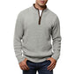 Quarter Zip Sweater Lightweight Mock Neck Casual Long Sleeve Pullover