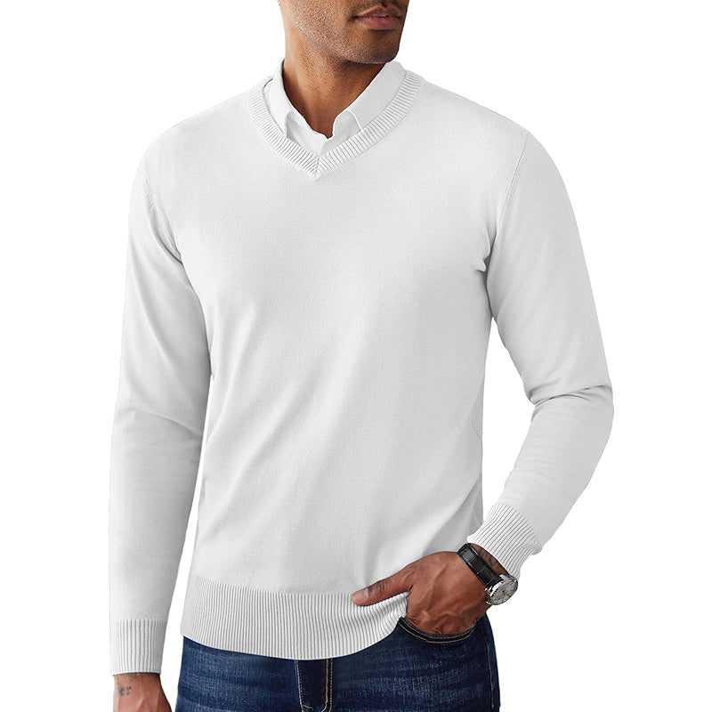 Knitted Slim Fit Long Sleeves Pullover