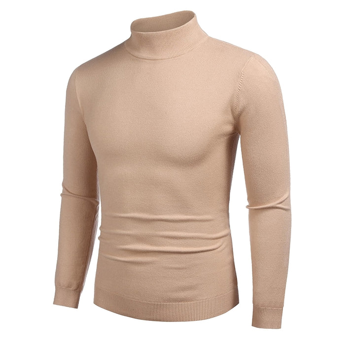 Long Sleeves Solid Colored Pullover For Men