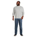 Super T Cotton Blend Mock Turtleneck
